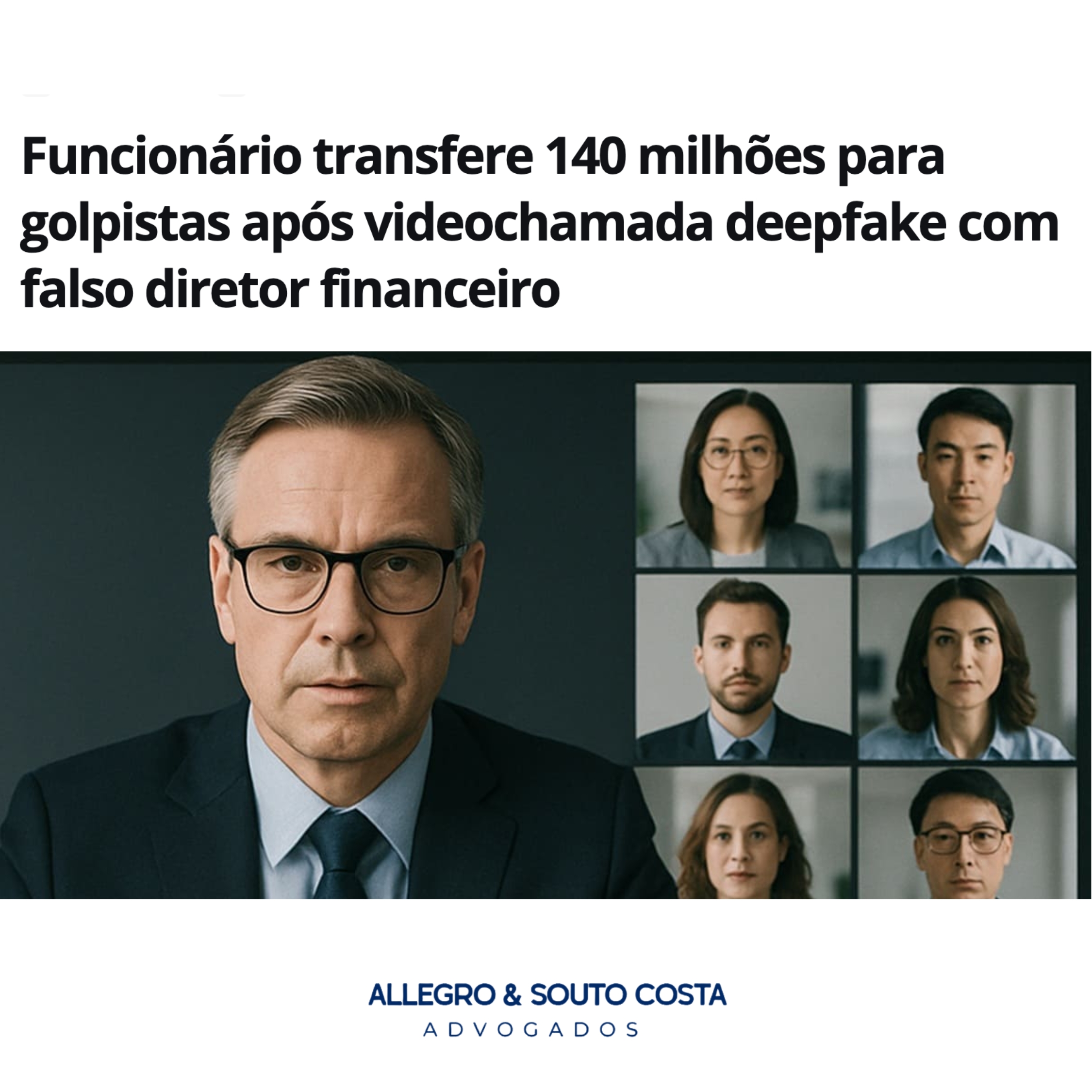 Deepfake — Risco Patrimonial Real